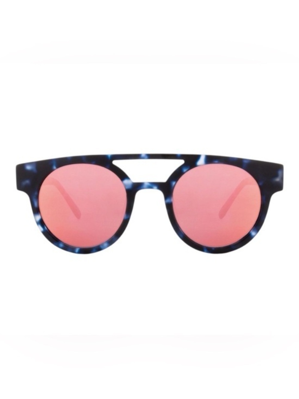 KOMONO Sunglasses Dreyfuss NEW blue tortoise Matte Indigo UV400 reflective